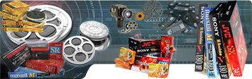 Filmtransfer von VHS, SVHS, Hi8, Video 8